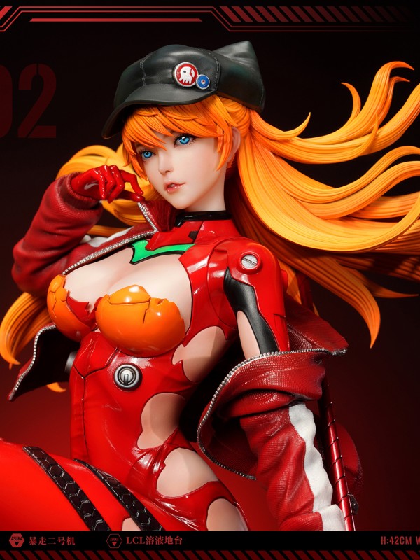 CHIYAN STUDIO EVA Asuka Langley Soryu Hot Sexy 1/4 Statue